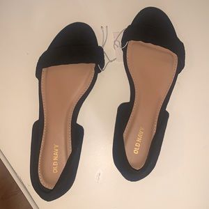 Brand new black flats with tags